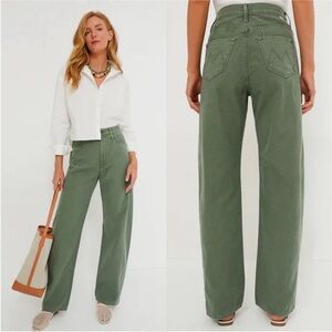 Mother The Full Pipe Skimp High Rise Jeans in Roger That